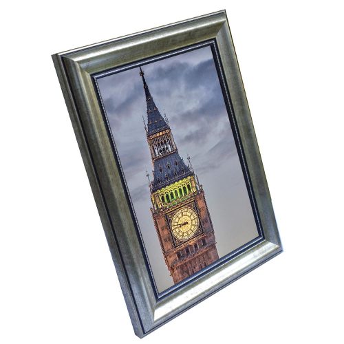 London picture frame antique silver 